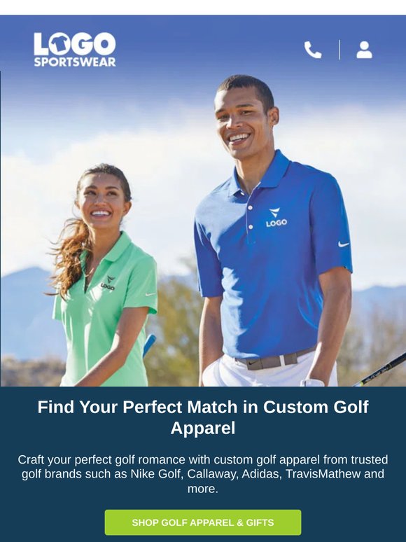 Custom Golf Apparel From Nike, Adidas & More