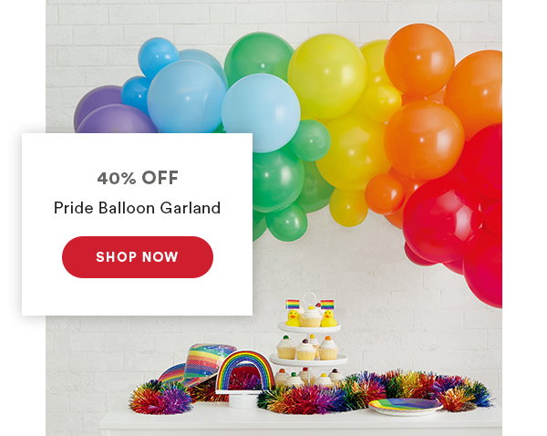 40% Off Pride Balloon Garland Shop Now