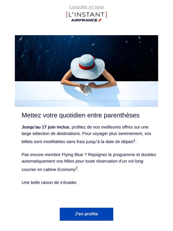 Profitez dès maintenant de nos meilleures offres !