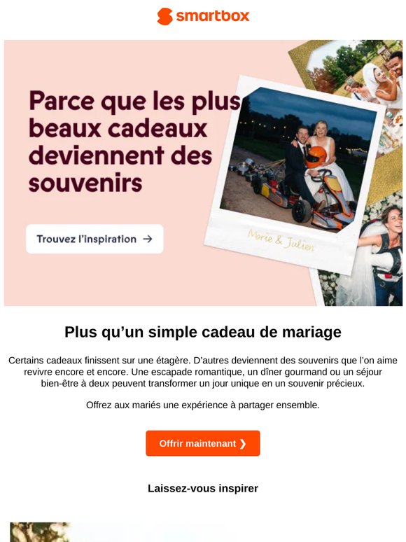 Le cadeau de mariage qui restera dans les cœurs