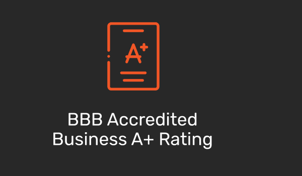 BBB Accredited Business A+ Rating