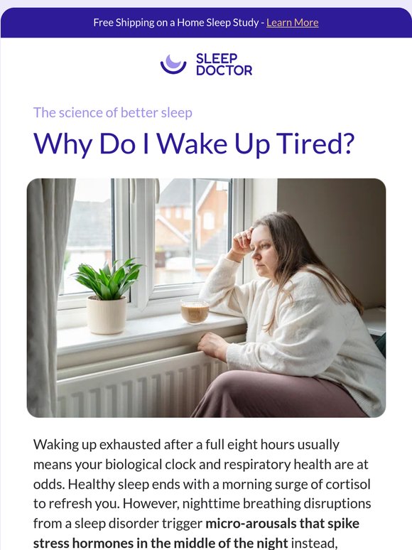 How to stop waking up tired
