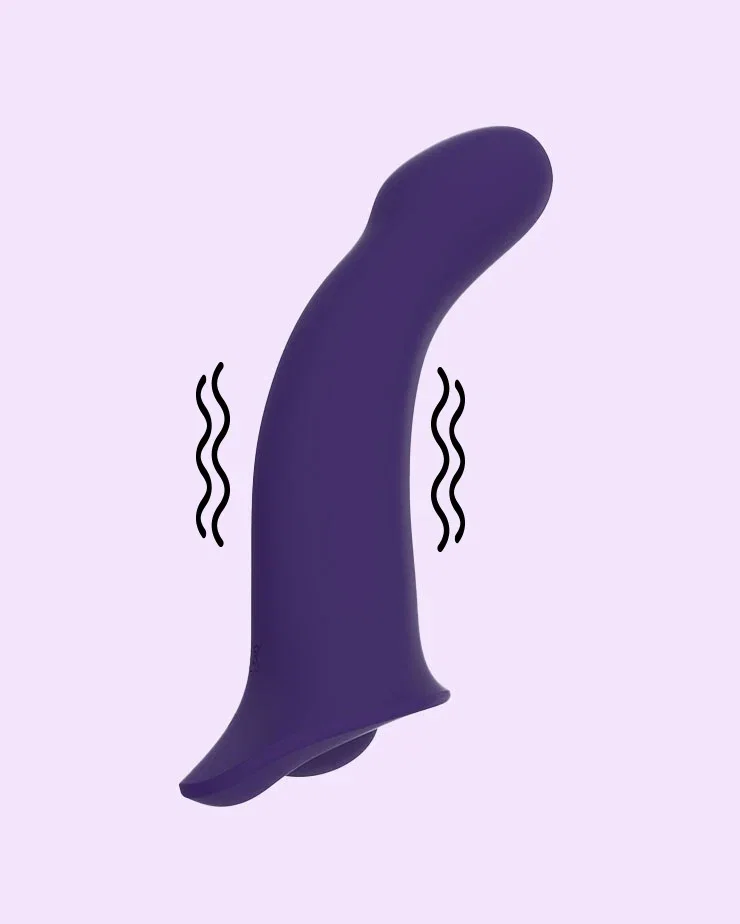 Image of Comze 2.0 - Vibrating Bendable Strap-On Dildo with Grinding Base®