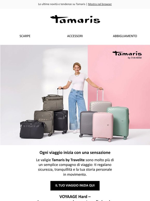 Novità: la nostra collezione di valigie Tamaris by travelite per rendere perfetto ogni tuo viaggio 🏖️