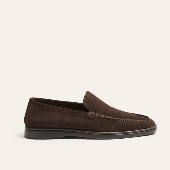 XANDER BROWN/BROWN SUEDE LOAFER