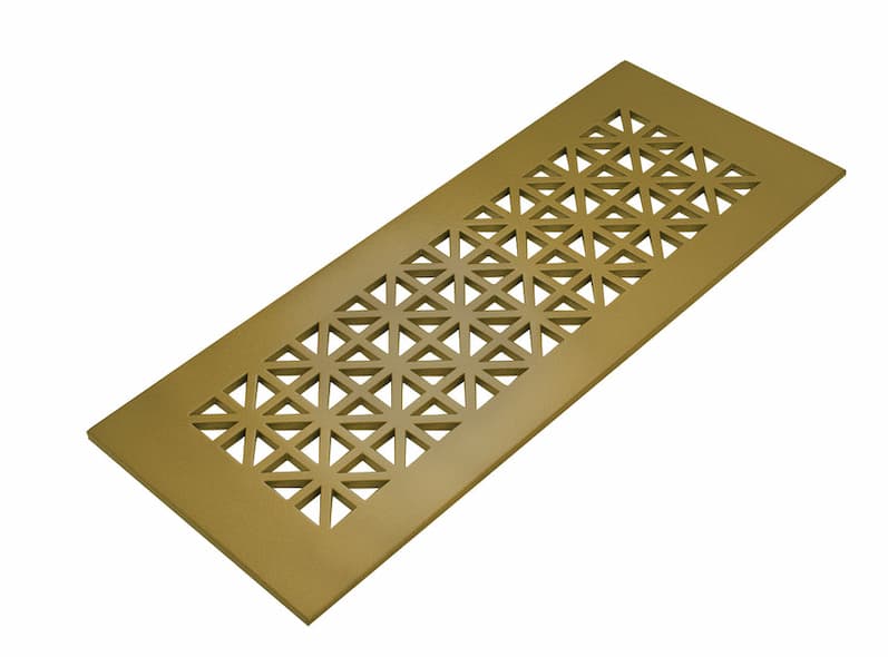 Asher Metal Grille in Sun Gold