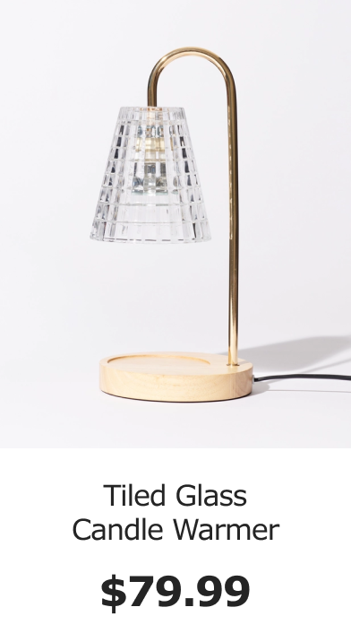 Tiled Glass Candle Warmer