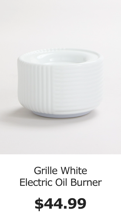 Grille White Electric Oil Burner