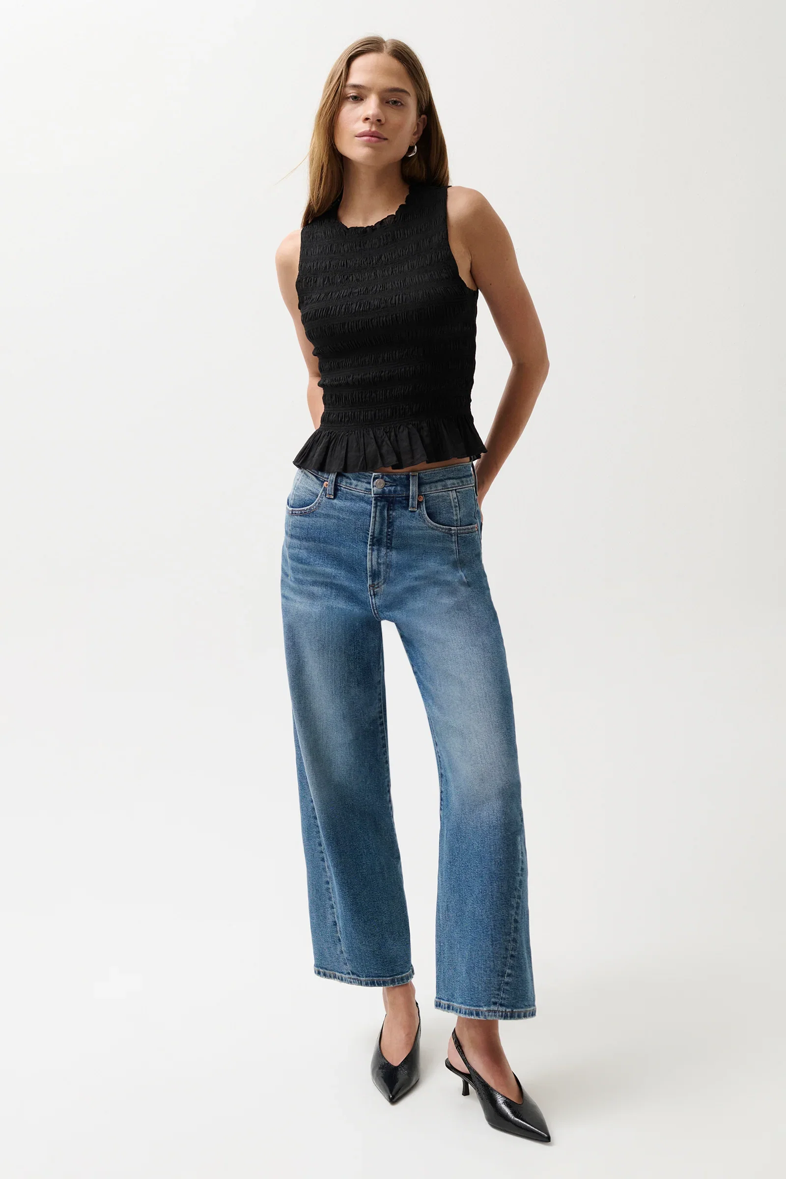Image of Kyra High Rise Bowed Ankle - Soho