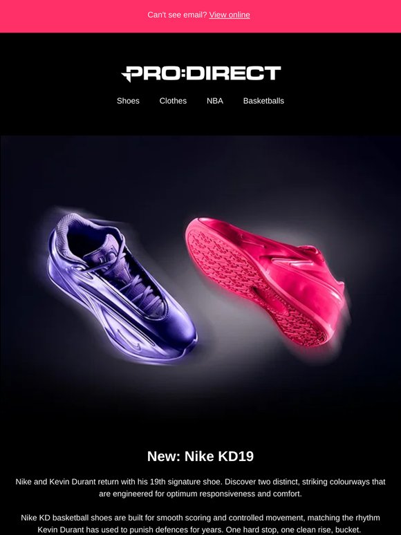 🟣 The Nike KD19 Has Landed