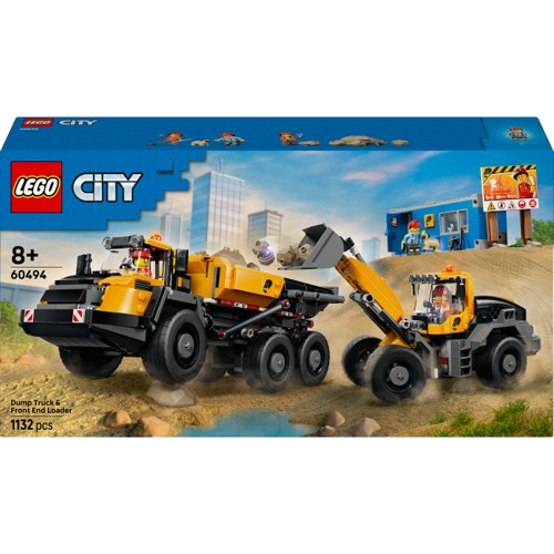 Конструктор LEGO City Самоскид і фронтальний ковшовий навантажувач