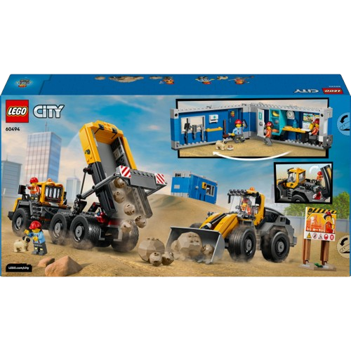 Конструктор LEGO City Самоскид і фронтальний ковшовий навантажувач