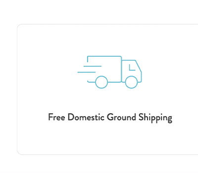 Free Domestic Ground Shipping