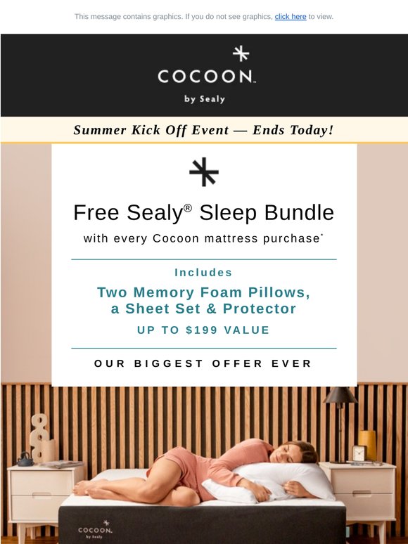 Our Cocoon Chill delivers comfy & refreshing sleep