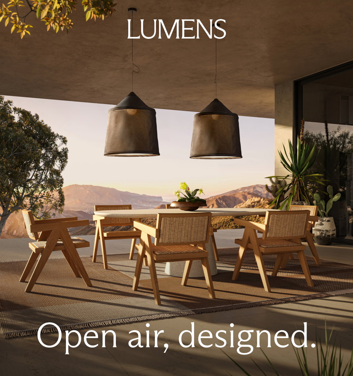 Open air, designed.