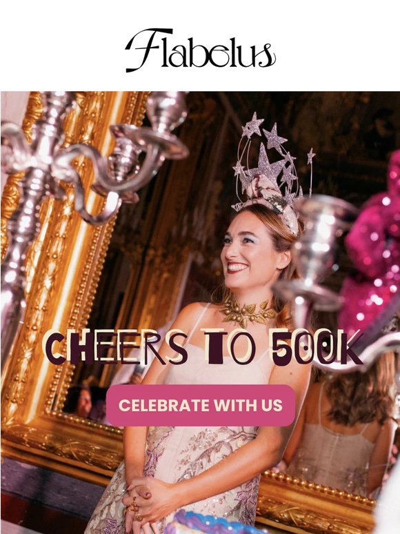 Cheers to 500K! Grab Your Discount Now!