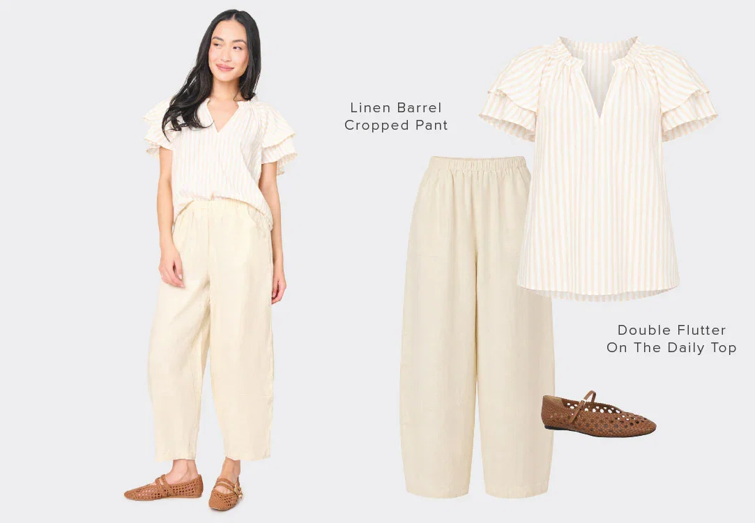 Lily Scallop Top
