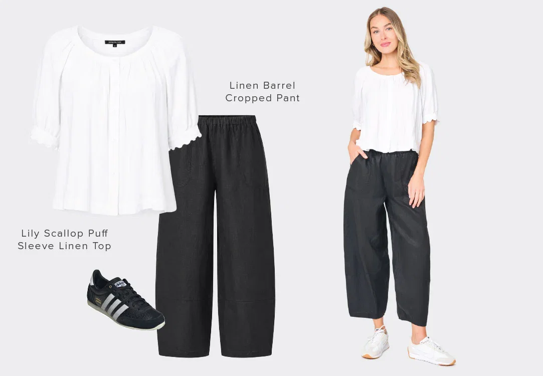 Lily Scallop Top