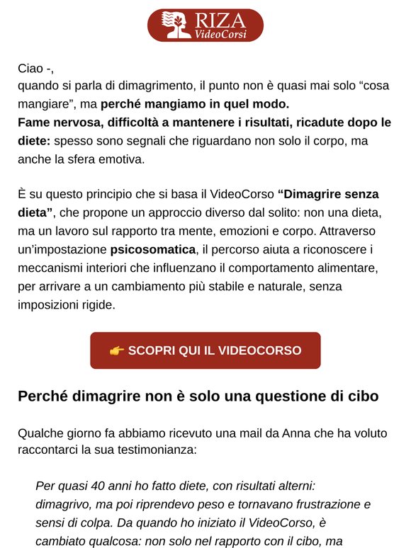 (Ultime ore) Dimagrire senza dieta a un prezzo speciale
