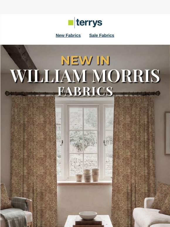 Explore New William Morris Fabrics!