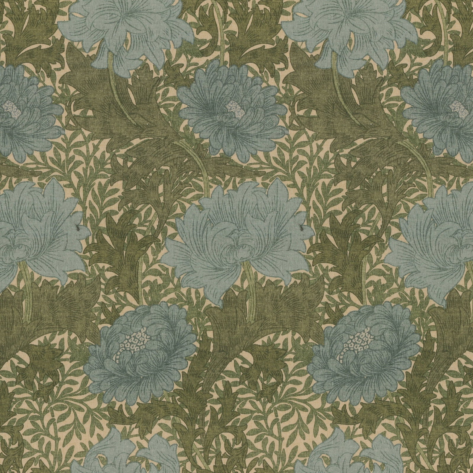 William Morris Chrysanthemum Fabric