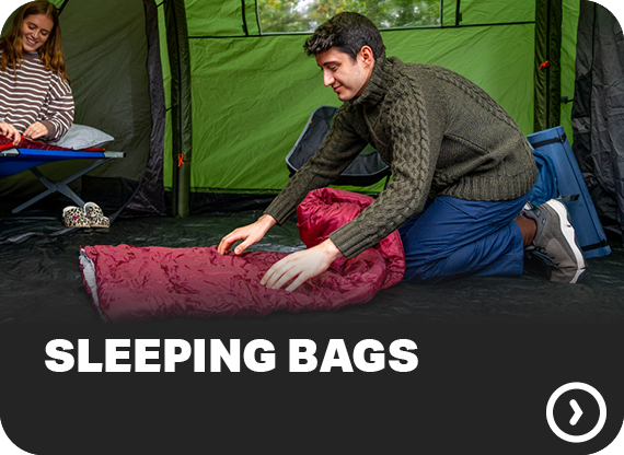 UP TO 20% OFF A RANGE OF HALFORDS SLEEPING BAGS & AIRBEDS