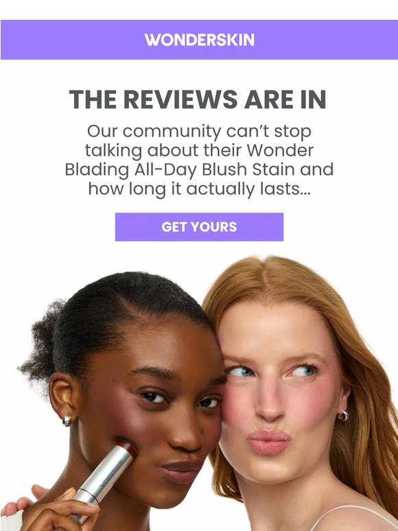 The reviews are in...