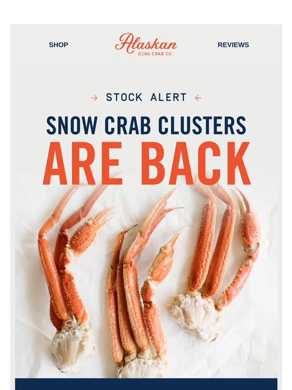 Snow Crab Clusters are BACK