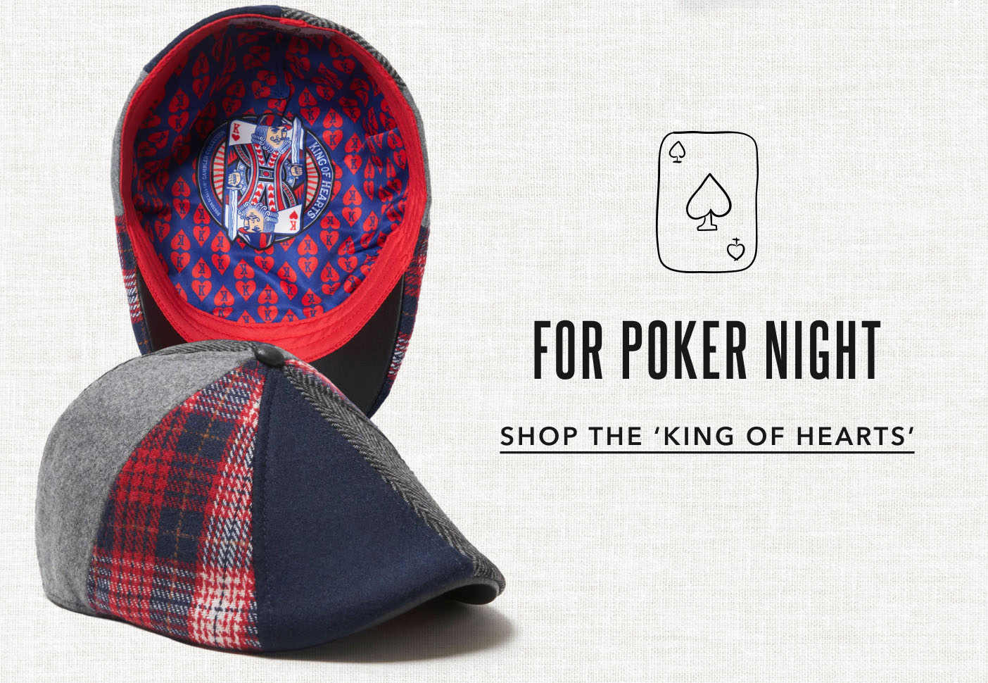 For poker night Shop the 'King of Hearts'