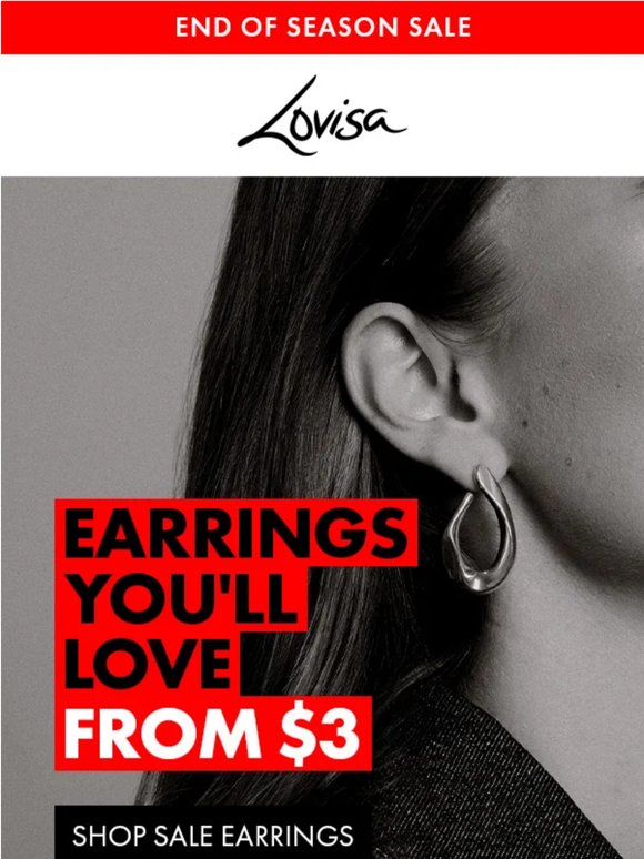 Earrings for less? Yes Please.