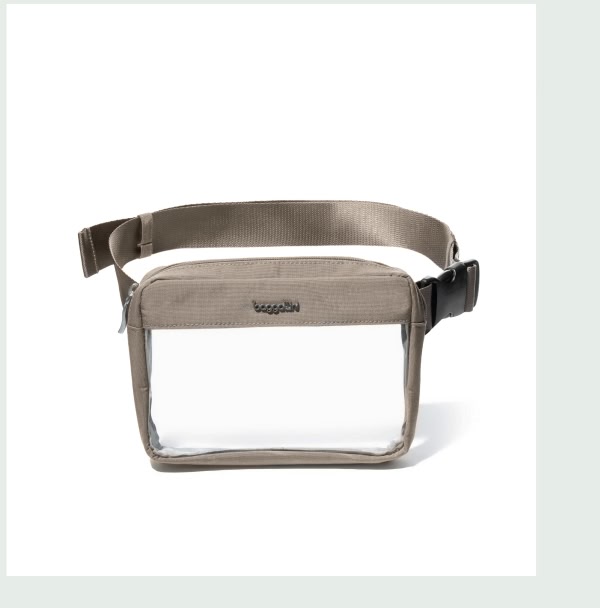 Clear Stadium Belt Bag Sling >