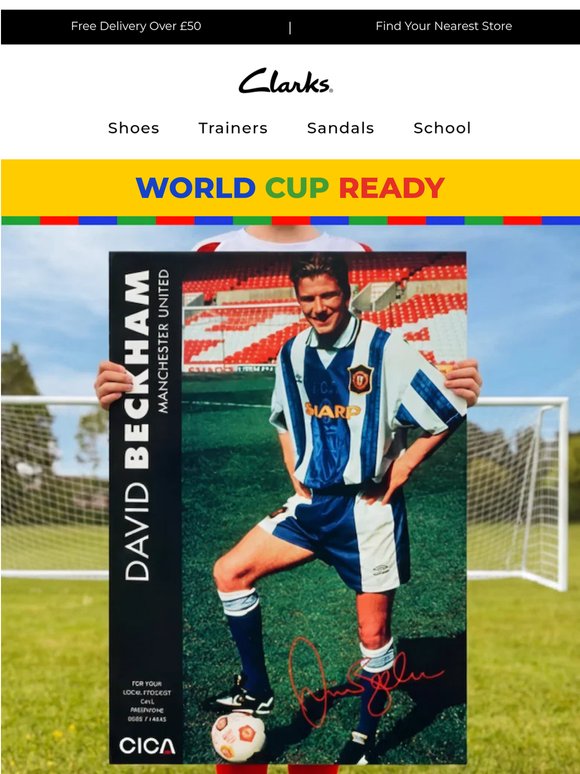 Worn by David Beckham ⚽🥅