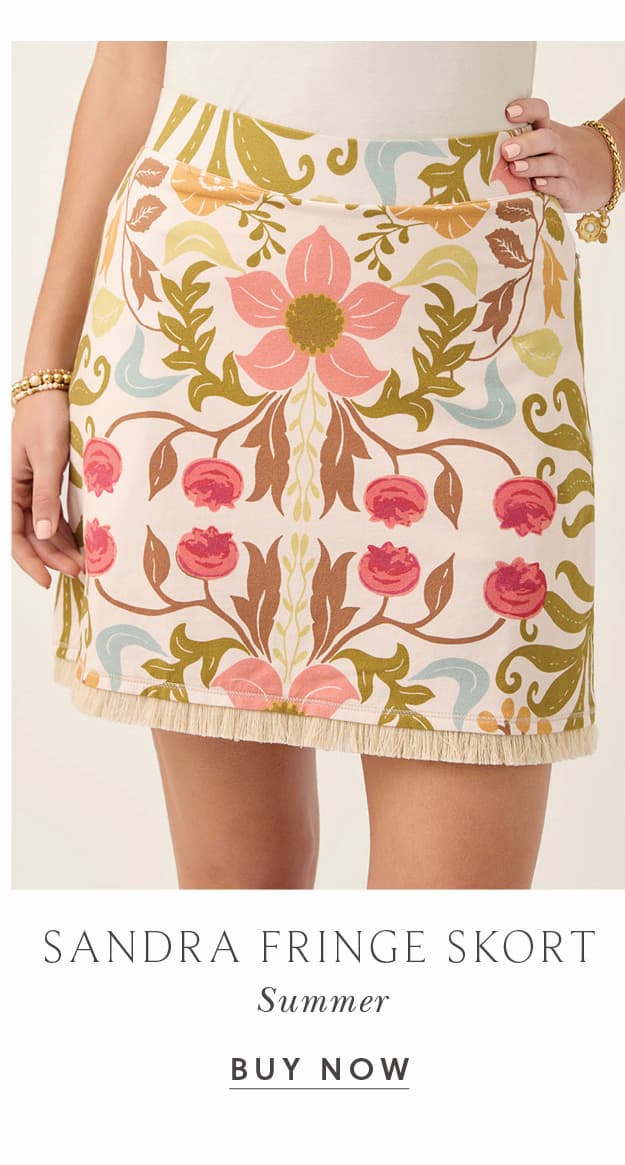 Sandra Fringe Skort Summer