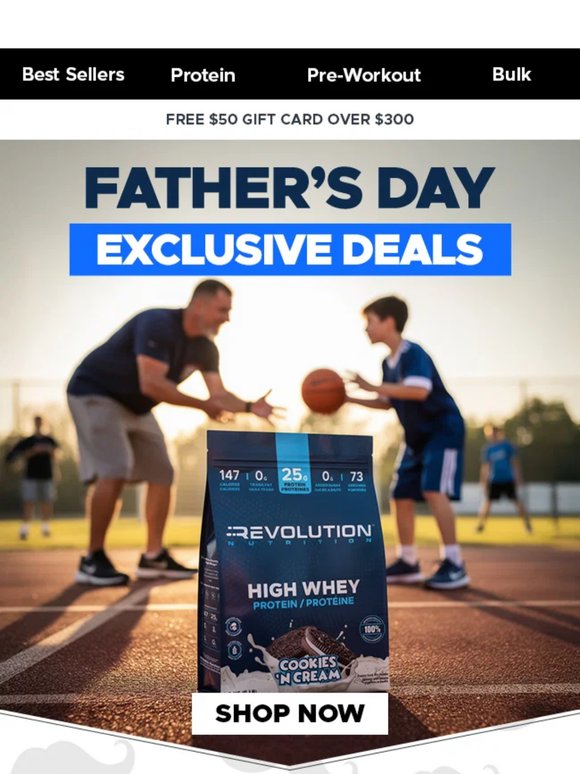 Father’s Day Bonus 👔 Spend More, Get $50 BACK