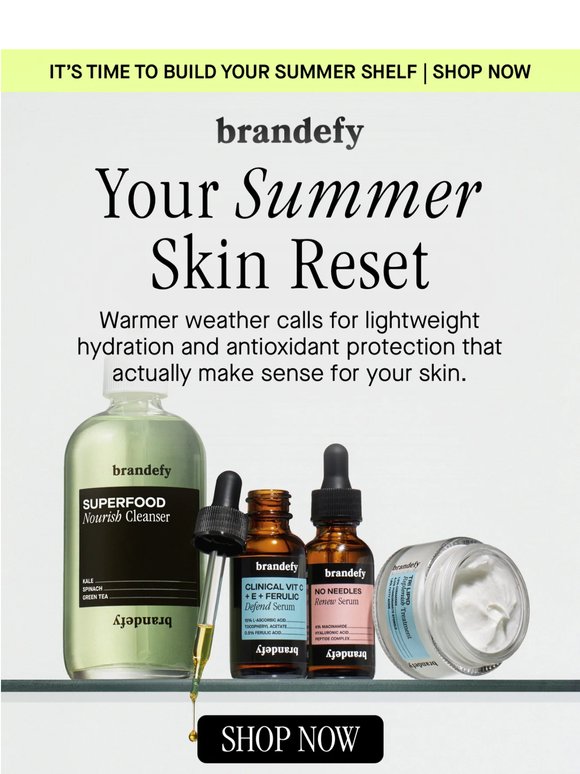 ☀️ Your Summer skin starts now