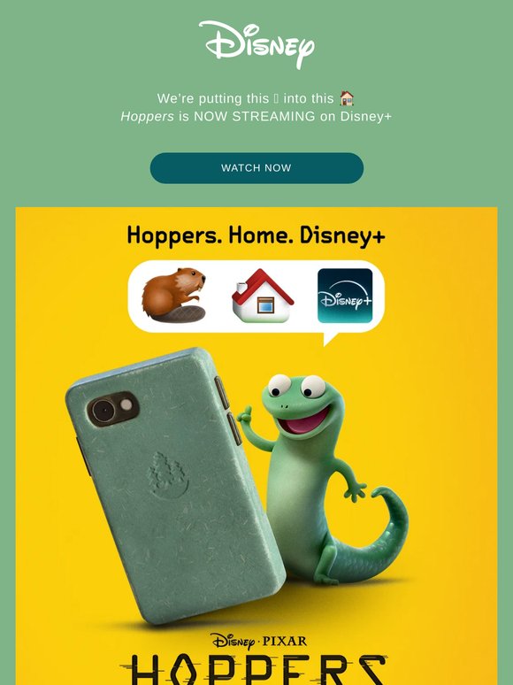 Hoppers is Now Streaming on Disney+ 🦫