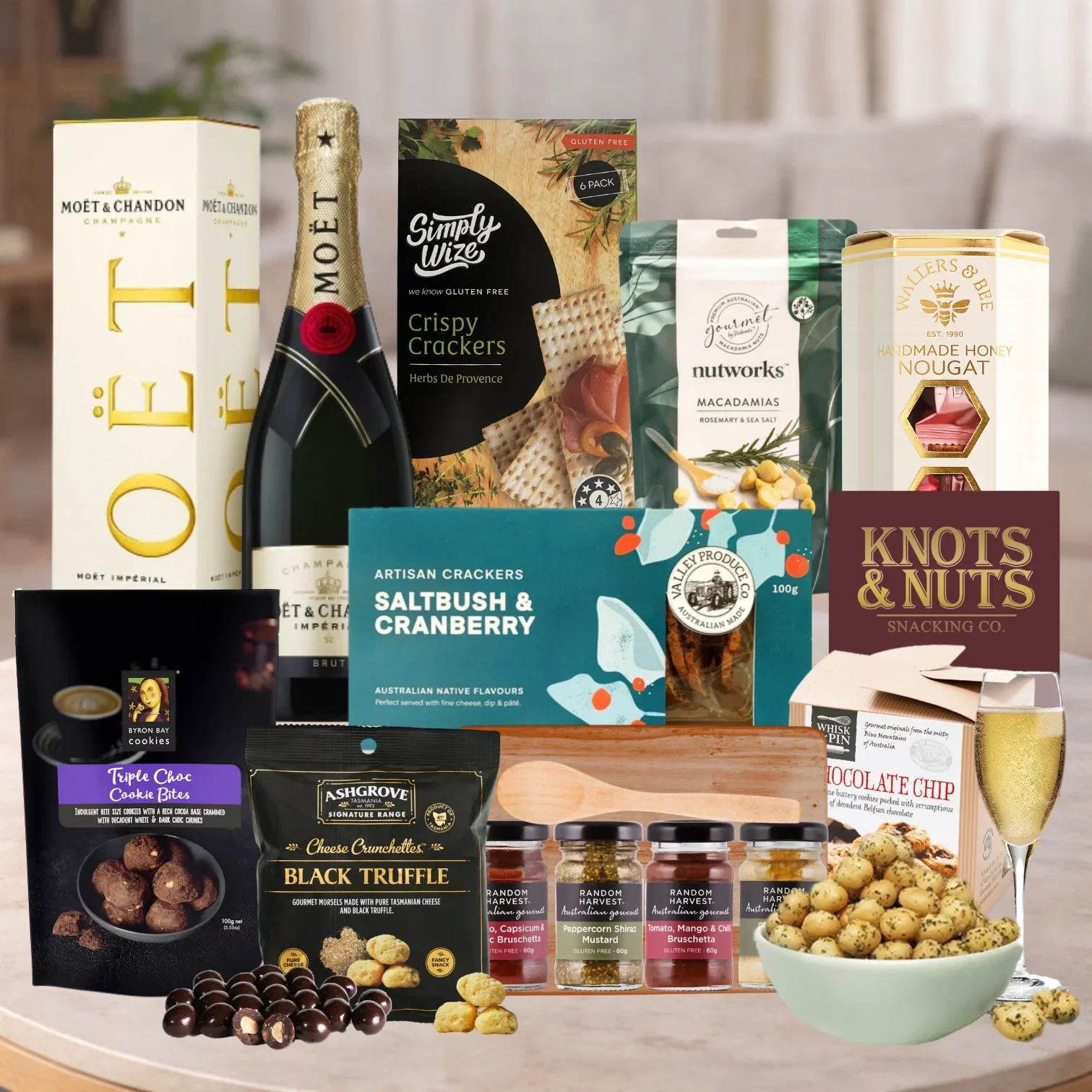 Image of Moet Champagne and Food Hamper for Her