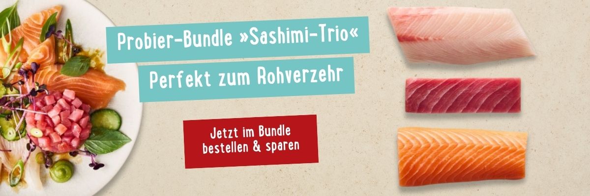 Probier-Bundle »Sashimi-Trio«