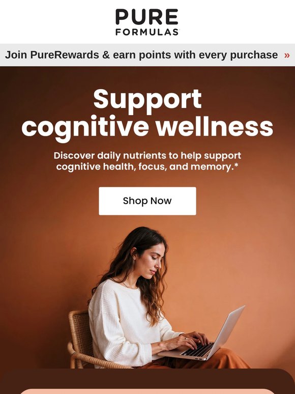 🧠 Support brain health, focus, and memory this Brain Awareness Month