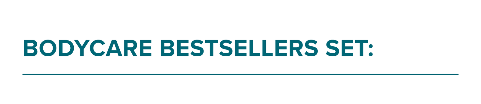Bodycare Bestsellers Set
