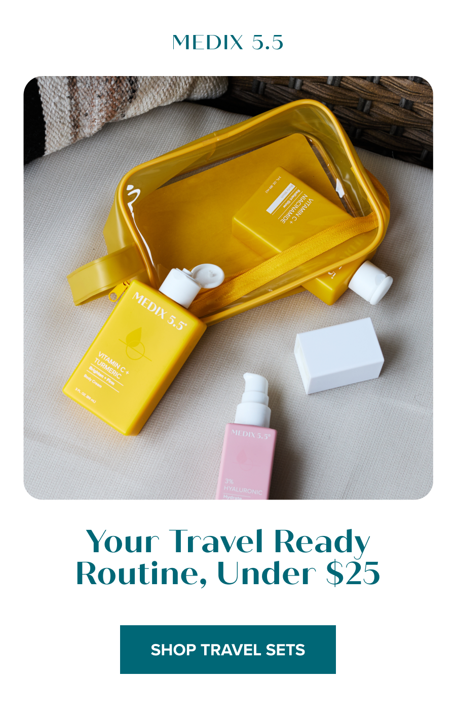 Medix 5.5 - Your Travel Ready Routine, Under $25 - Shop Travel Sets