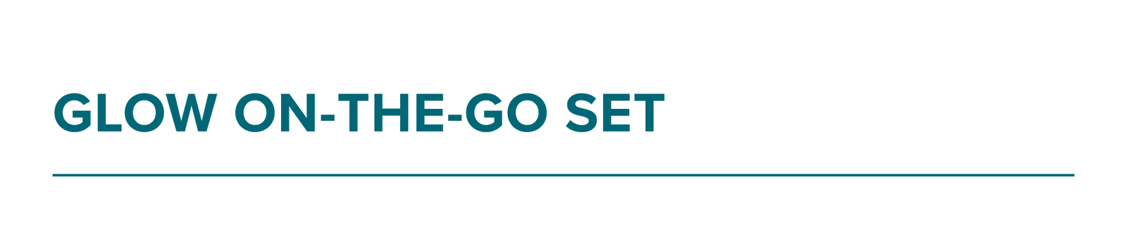 Glow On-the-Go Set