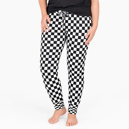 Midnights Checks Adult Cuffed Joggers