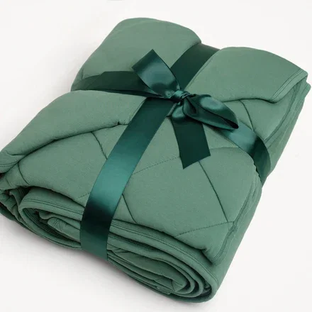 Forest Quilted Bamboo Blanket