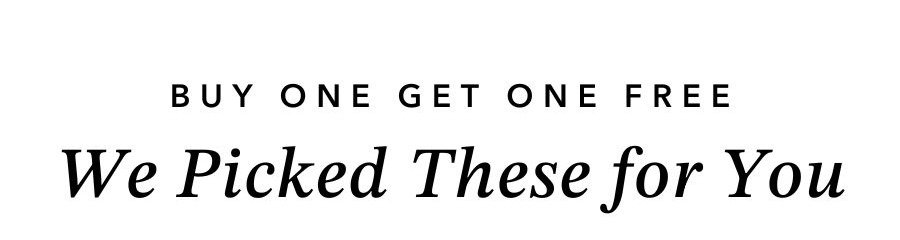 Buy one get one free