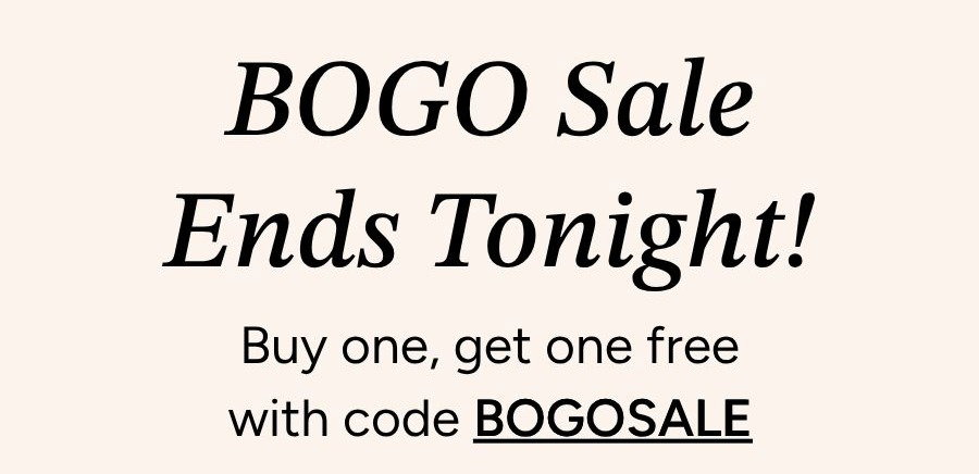 Buy one get one free