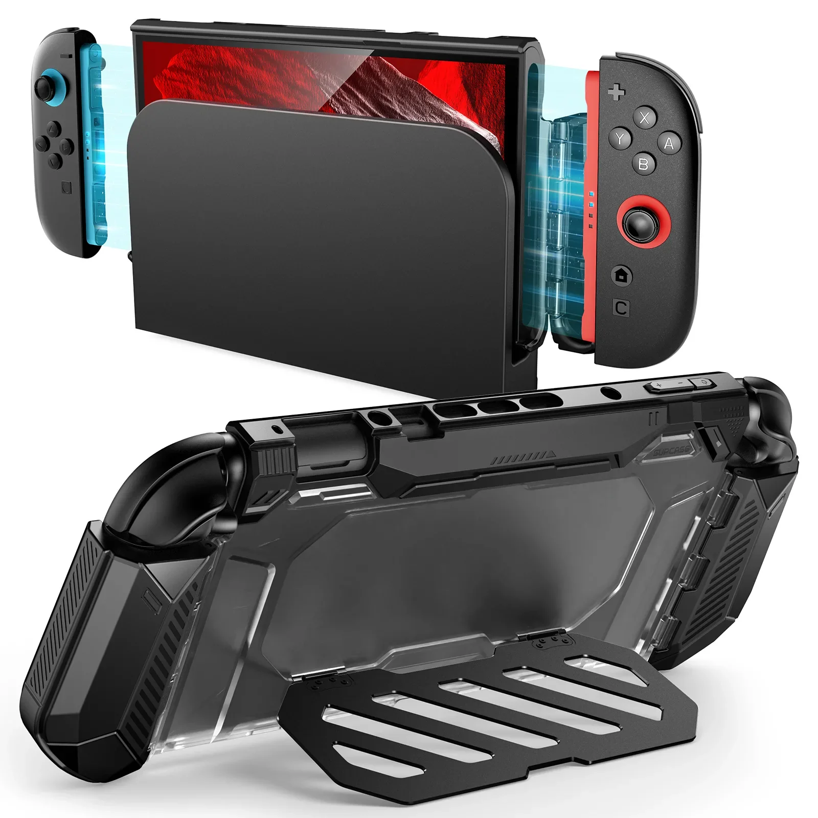 Image of Nintendo Switch 2 Unicorn Beetle PRO Gaming Case with Stand - Black