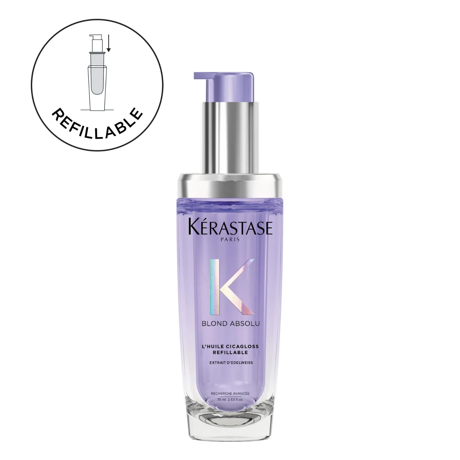 Image of Kerastase blond absolu l'huile cicagloss - olio per capelli biondi o decolorati
