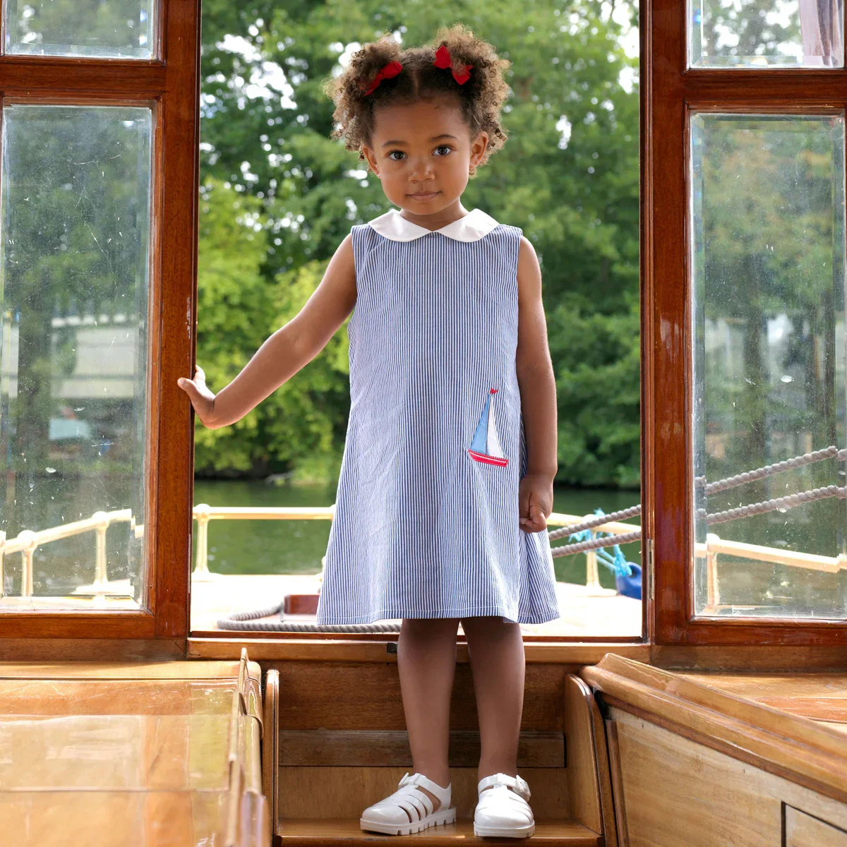 Sailboat Applique Dress