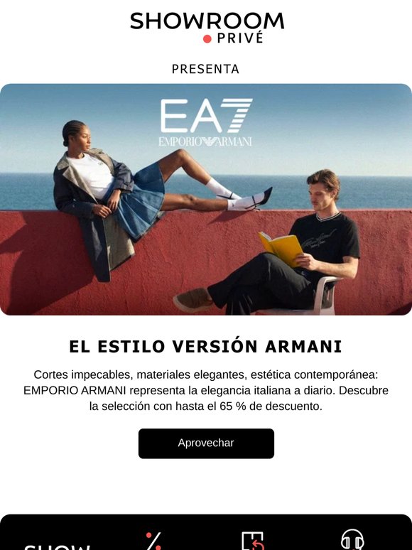 EMPORIO ARMANI: el estilo italiano a precios exclusivos